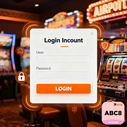 User logging into abc8 for secure payments and bonuses